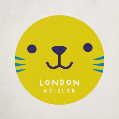 This is a lemon name labels with standard by Lori Wemple called kitty printing on waterproof sticker paper in sticker