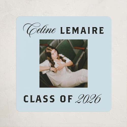 This is a sky custom stickers with standard by Studio Suku called popular printing on uncoated sticker paper in sticker