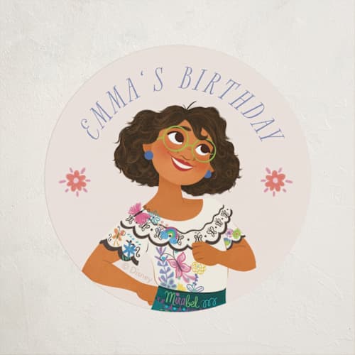 This is a vanilla kids stickers with standard by Sabrin Deirani called magical fiesta printing on uncoated sticker paper in sticker