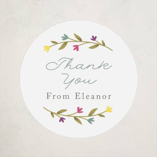 This is a silk kids stickers with standard by JeAnna Casper called disney princess party printing on uncoated sticker paper in sticker