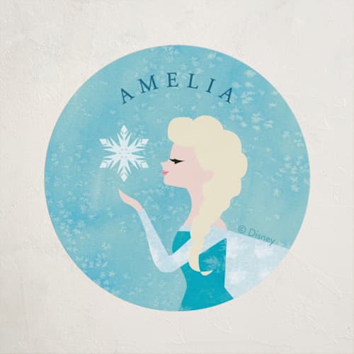 This is a frost kids stickers with standard by Holly Whitcomb called disney elsa's snowflakes printing on uncoated sticker paper in sticker