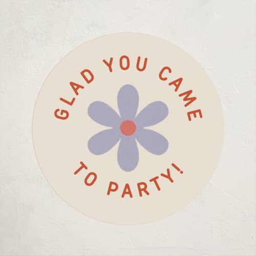 This is a blush kids stickers with standard by Kiersten Garner called sweet rollin' printing on uncoated sticker paper in sticker