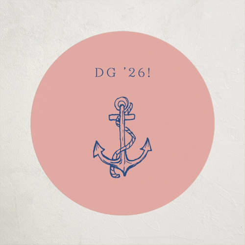 This is a carnation custom stickers with standard by Cass Loh called anchor (add-on) printing on uncoated sticker paper in sticker