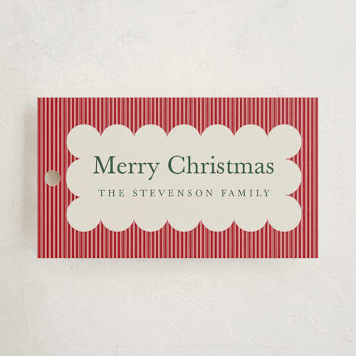 This is a cherry gift tags with standard by Nicoletta Savod called charm printing on signature in tag