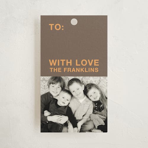 This is a fall leaves gift tags with standard by Lauren Elisabeth called 8 wishes printing on signature in tag