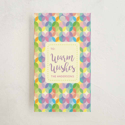 This is a mixed berry gift tags with standard by Igor called colorful mood printing on signature in tag