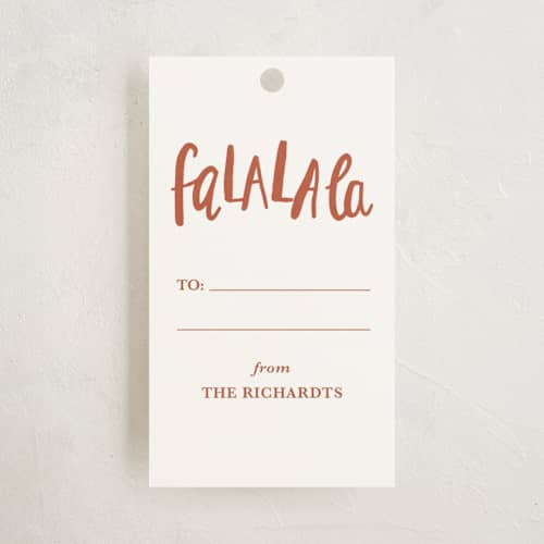 This is a spice gift tags with standard by Karoline Richardt called sing a song - 1 - wp printing on signature in tag
