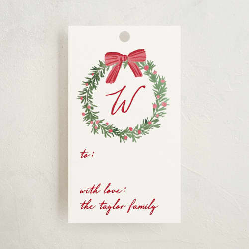 This is a fern gift tags with standard by Petra Kern called cosy fireplace printing on signature in tag