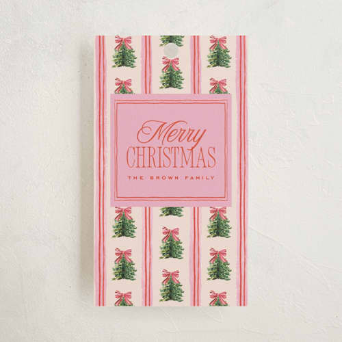 This is a strawberry gift tags with standard by Claudia Orengo called preppy memories printing on signature in tag