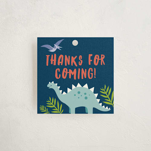 This is a atlantic kids gift tags with standard by Karidy Walker called volcano blast printing on signature in tag