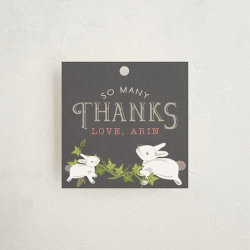 This is a chalkboard kids gift tags with standard by Carole Crohan - CaroleeXpressions called two are thee printing on signature in tag