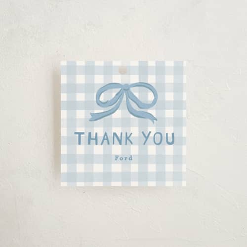 This is a sky kids gift tags with standard by Creo Study called vintage goose printing on signature in tag