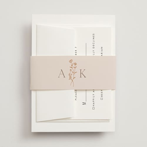 This is a chiffon belly bands with standard by chocomocacino called kouignette printing on signature text in belly band