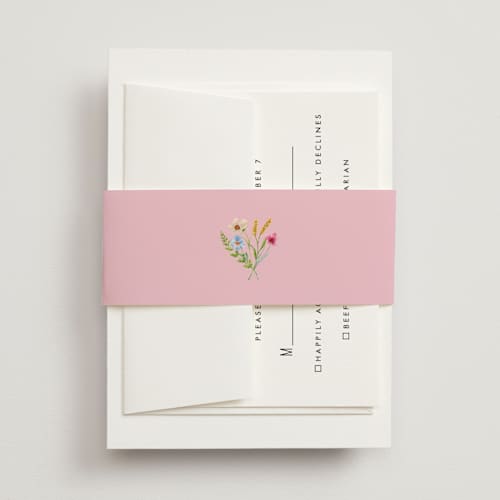 This is a garden belly bands with standard by Yaling Hou Suzuki called bright garden printing on signature text in belly band