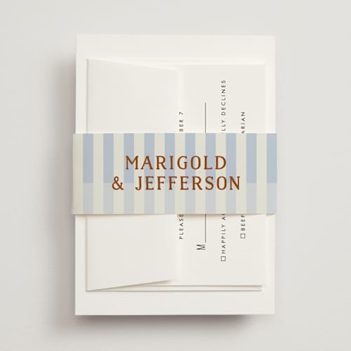 This is a wave belly bands with standard by Kelly Watkins called stripes printing on signature text in belly band