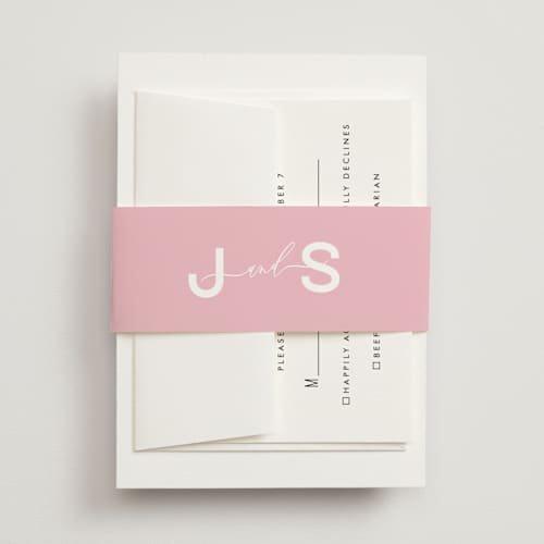 This is a sherbert belly bands with standard by Erin Hodges called untied printing on signature text in belly band