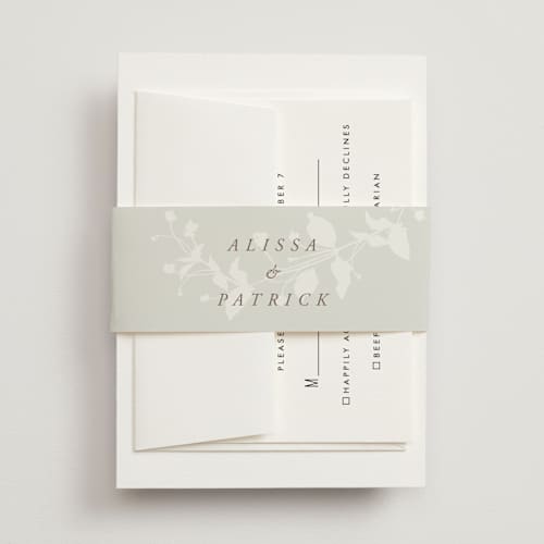 This is a fawn belly bands with standard by AK Graphics called autumnal printing on signature text in belly band