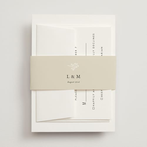 This is a cloud belly bands with standard by Design Lotus called sense and sensibility printing on signature text in belly band