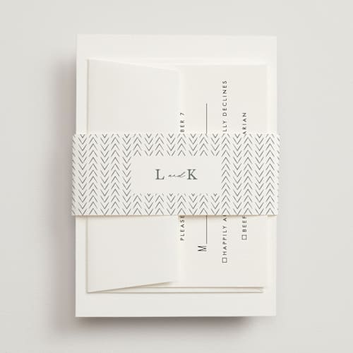 This is a pewter belly bands with standard by Sarah Brown called mountainview printing on signature text in belly band