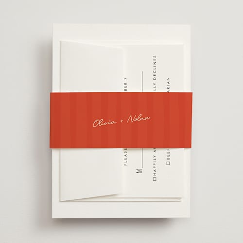 This is a sangria spark belly bands with standard by Zove Ahhh called party on! printing on signature text in belly band