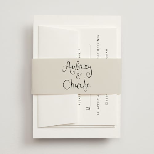 This is a tuxedo belly bands with standard by Cass Loh called quirky fun printing on signature text in belly band