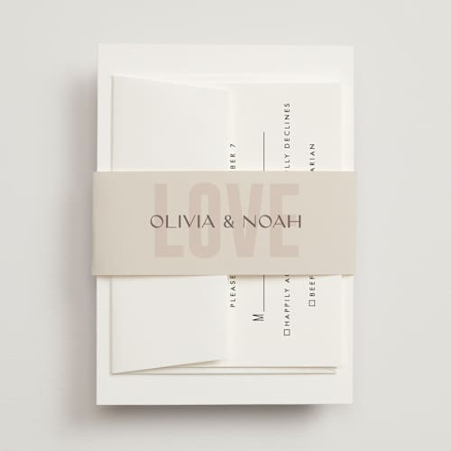 This is a blush belly bands with standard by Pixel and Hank called salted printing on signature text in belly band