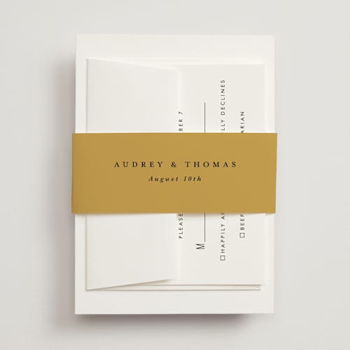 This is a sunrise belly bands with standard by Lindsay Megahed called silhouette printing on signature text in belly band