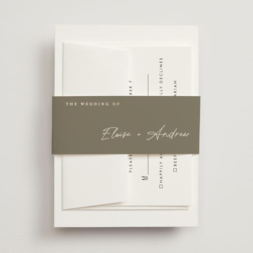 This is a linen belly bands with foil pressed by Pippa Shaw called silk printing on signature text in belly band