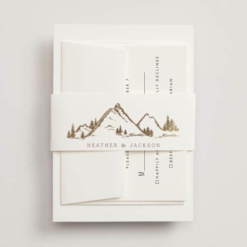 This is a earth belly bands with foil pressed by Mansi Verma called colorado printing on signature text in belly band