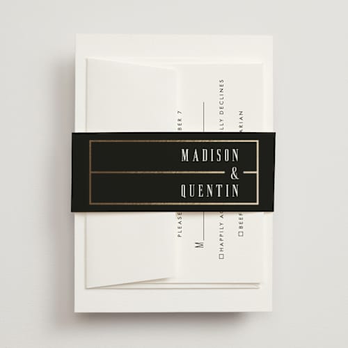 This is a lily belly bands with foil pressed by Heather Schertzer called documentary printing on signature text in belly band