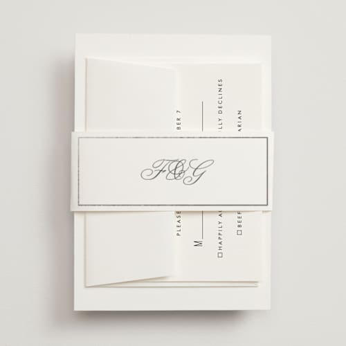 This is a sugar belly bands with foil pressed by chocomocacino called toulomotiri printing on signature text in belly band