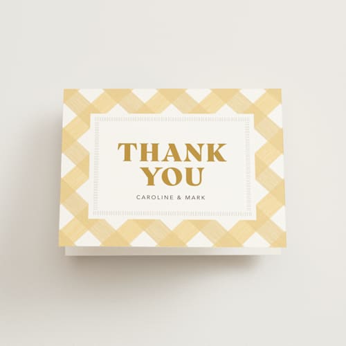This is a honey wedding thank you cards with standard by Robert and Stella called bbq before i do printing on strathmore in standard