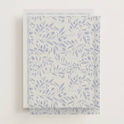 This is a blue mist vellum overlays with standard by Design Lotus called amalfi blue printing on translucent vellum in overlay