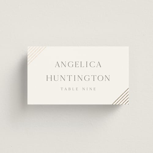 This is a slate wedding place cards with foil pressed by Vanessa Doyle called song of solomon printing on signature in placecard