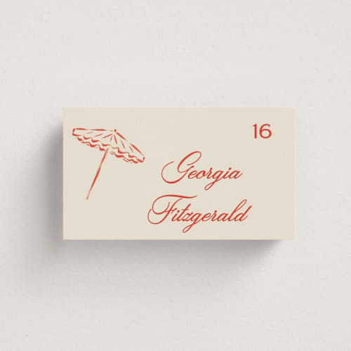 This is a lobster wedding place cards with standard by Jackie Crawford called kitty hawk printing on signature in placecard