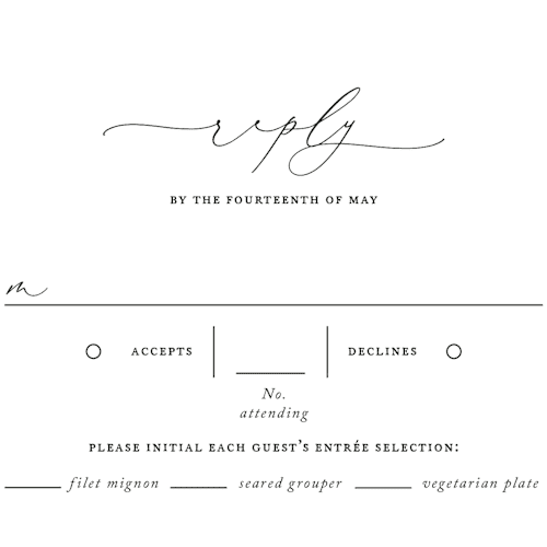 This is a linen rsvp postcards with standard by Jennifer Postorino called breathe printing on signature in postcard
