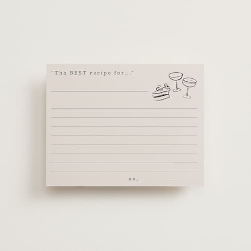 This is a cement bridal shower insert cards with standard by Baumbirdy called wedding sketches printing on signature in standard