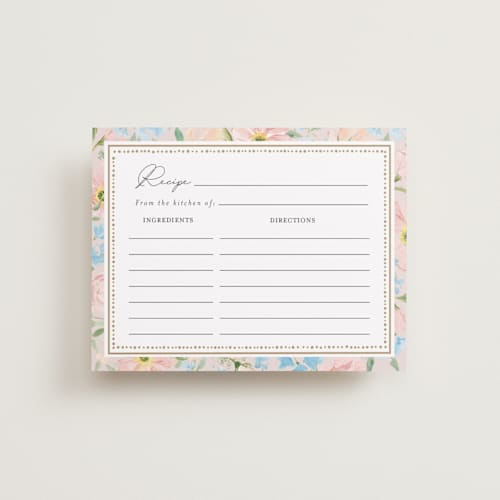This is a bisque bridal shower insert cards with standard by Itsy Belle Studio called fiona printing on signature in standard