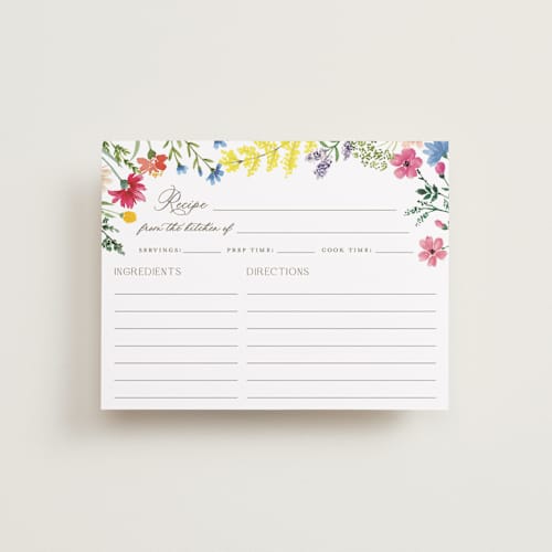 This is a garden bridal shower insert cards with standard by Yaling Hou Suzuki called the conservatory printing on signature in standard