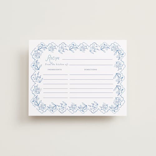 This is a frost bridal shower insert cards with standard by Itsy Belle Studio called clara printing on signature in standard
