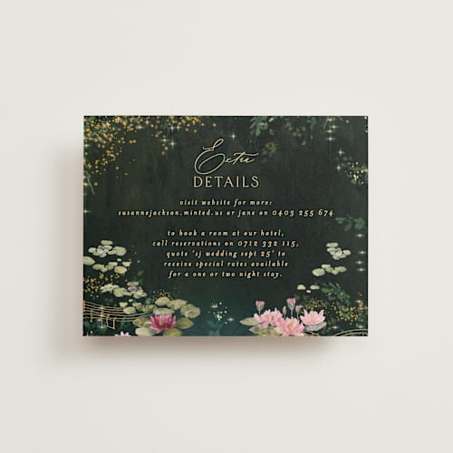 This is a mystic enclosure cards with standard by Phrosné Barwood called new orleans from disney's princess and the frog printing on signature in standard