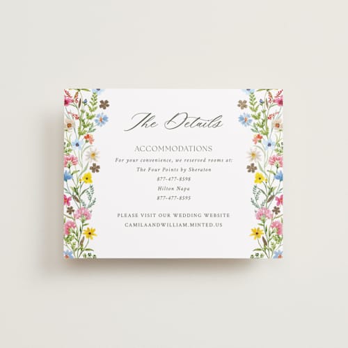 This is a garden enclosure cards with foil pressed by Yaling Hou Suzuki called bright garden printing on signature in standard
