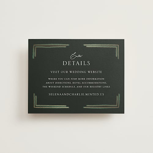 This is a buttercup enclosure cards with foil pressed by Jen Owens called embellished printing on signature in standard