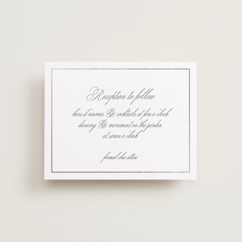 This is a sugar foil stamped wedding invitations with foil pressed by chocomocacino called toulomotiri printing on signature in standard