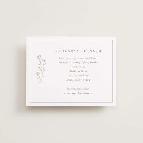 This is a chiffon reception cards with standard by chocomocacino called kouignette printing on signature in standard