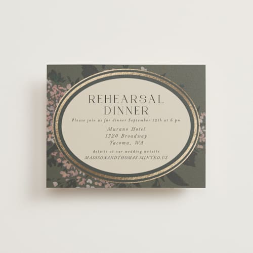 This is a thyme enclosure cards with foil pressed by Itsy Belle Studio called madison printing on signature in standard