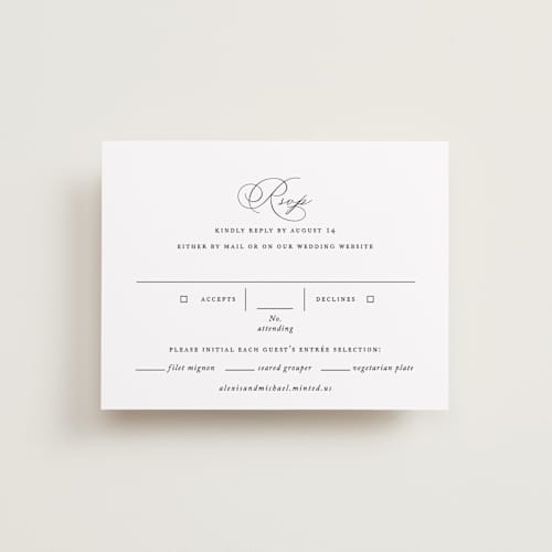 This is a pearl rsvp postcards with standard by Jennifer Postorino called initial printing on signature in postcard