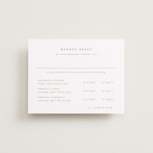 This is a pearl rsvp cards with standard by chocomocacino called spiku printing on signature in standard