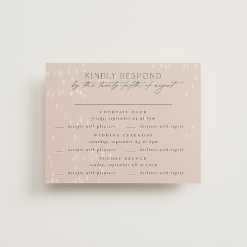 This is a mystic rsvp cards with standard by Phrosné Barwood called new orleans from disney's princess and the frog printing on signature in standard
