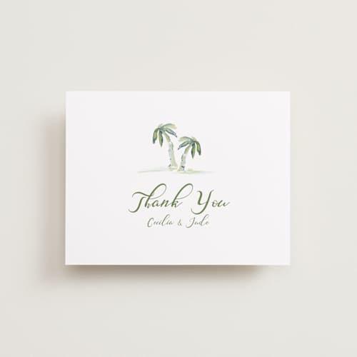 This is a celeste thank you postcards with standard by Pati Cascino called alento printing on signature in postcard